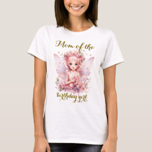 Pastel Fairy floral garden tea party birthday Mom T-Shirt