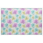 Pastel Fairy Flowers And White Baby&#39;s Breath Fabric
