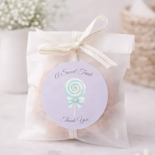 Pastel Fairytale Sweet Treat Favor Sticker