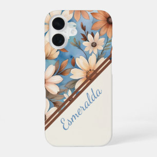 Pastel Fall Blooms iPhone 16 Case