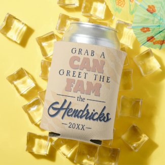 Pastel Family Reunion quote designed Can Cooler