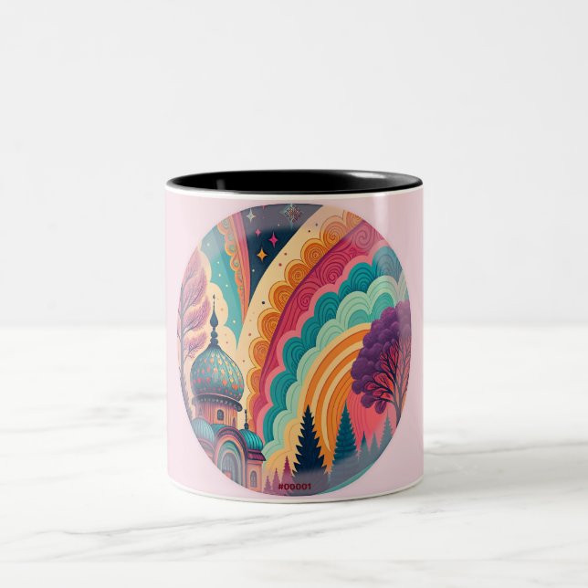 Pastel Fantasy Dome Mug – Customizable (Center)