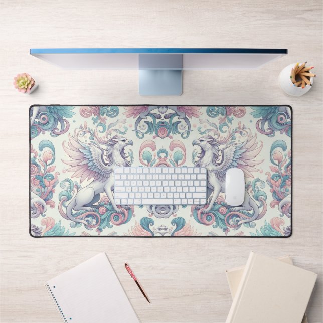 Pastel Fantasy Griffin  Desk Mat (Office 1)