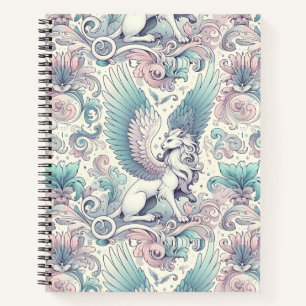 Pastel Fantasy Griffin Notebook