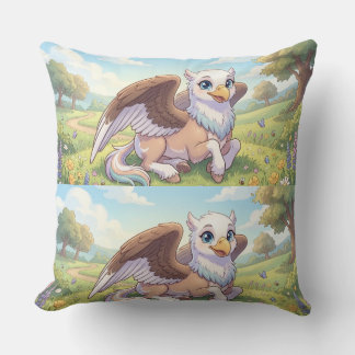 Pastel Fantasy Throw Pillow – Dreaming