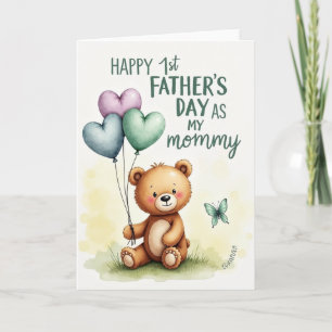 Pastel Fathers Day Design Card