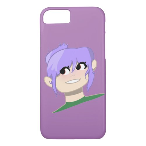 Pastel Female Cartoon Face iPhone 87 Case