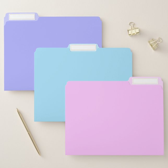 Pastel File Folders (Set)