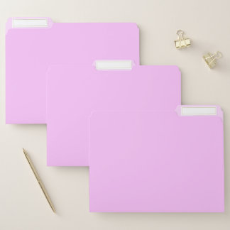 Pastel File Folders