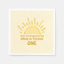 pastel First Trip Around the Sun Birthday Party