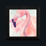 Pastel Flamingo Gift Box<br><div class="desc">"Pastel Flamingo I" by Jennifer Paxton Parker. Features a close-up of a flamingo with muted pastel colors.</div>