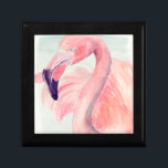 Pastel Flamingo Gift Box<br><div class="desc">"Pastel Flamingo I" by Jennifer Paxton Parker. Features a close-up of a flamingo with muted pastel colors.</div>
