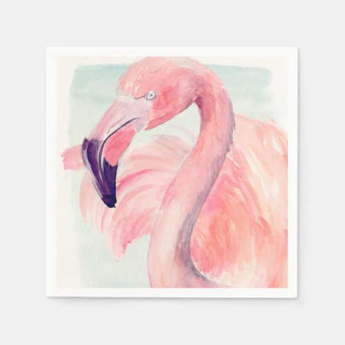 Pastel Flamingo Napkins