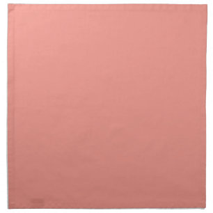 Pastel Flamingo Pink Color Cloth Napkin