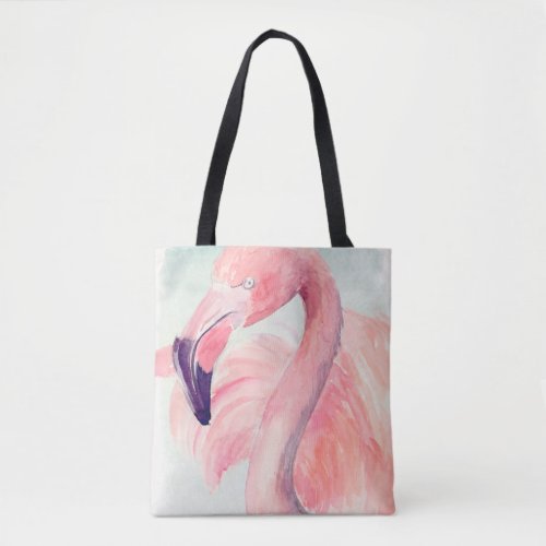 Pastel Flamingo Tote Bag