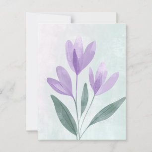 Pastel Flora in Stillness #107 Postcard