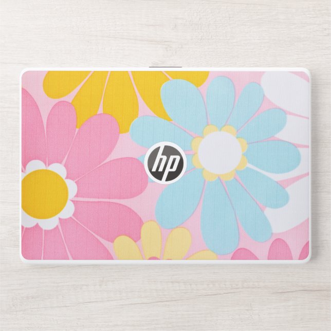 Pastel floral 15t/15z, HP 250/255 G7 Notebook Laptop Skin (Front)