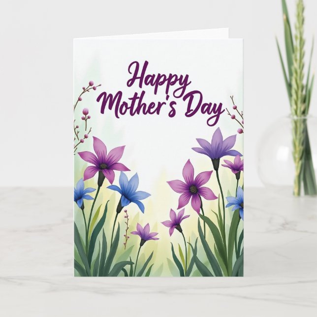 Pastel Floral Art Card (Front)