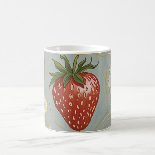 Pastel Floral  Berry Delight Coffee Mug