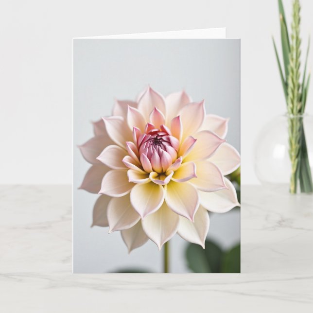 Pastel Floral Bloom Art Card (Front)