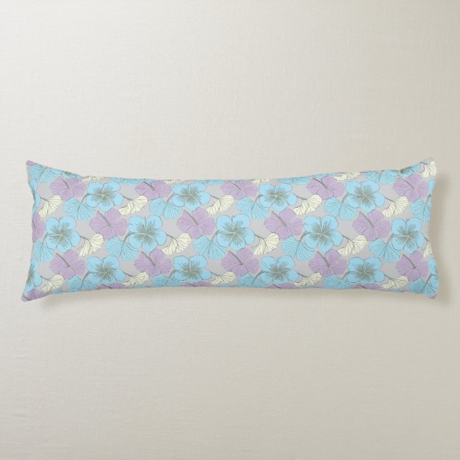 “Pastel Floral Body Pillow (Front)
