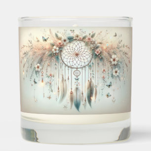 Pastel Floral Butterfly Dreamcatcher Scented Candle
