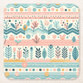 Pastel Floral Coasters