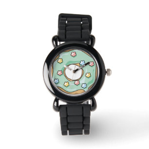 Pastel Floral Donut Watch