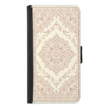 Pastel Floral Filigree Rug Samsung Case