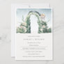 Pastel Floral Garden Arch Botanical Wedding Invite