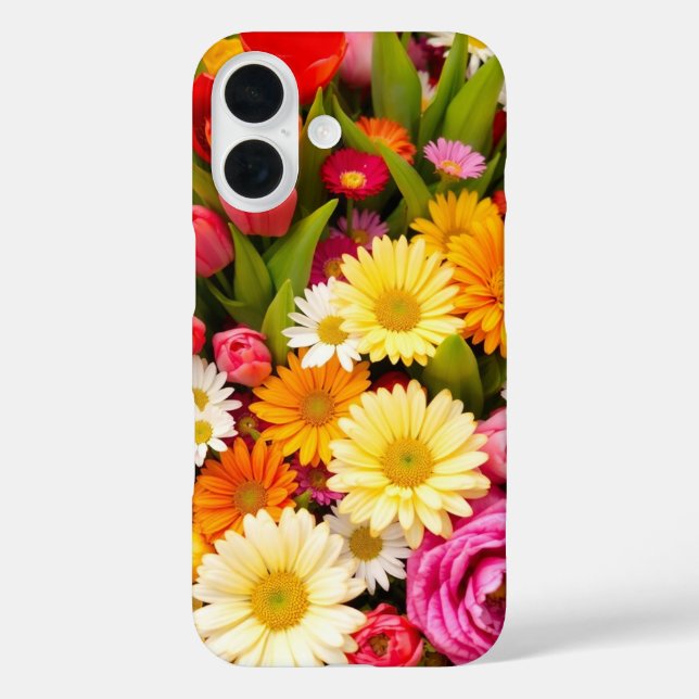 Pastel Floral Harmony – Gentle Spring Flowers Case-Mate iPhone Case (Back)