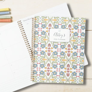 Pastel Floral & Heart Planner for Teens & Tweens