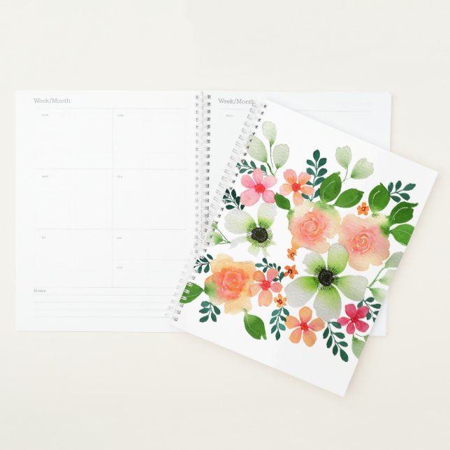 Pastel floral journal  planner (Display)