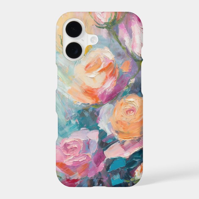 Pastel Floral Modern Impressionist Painting  Case-Mate iPhone Case (Back)