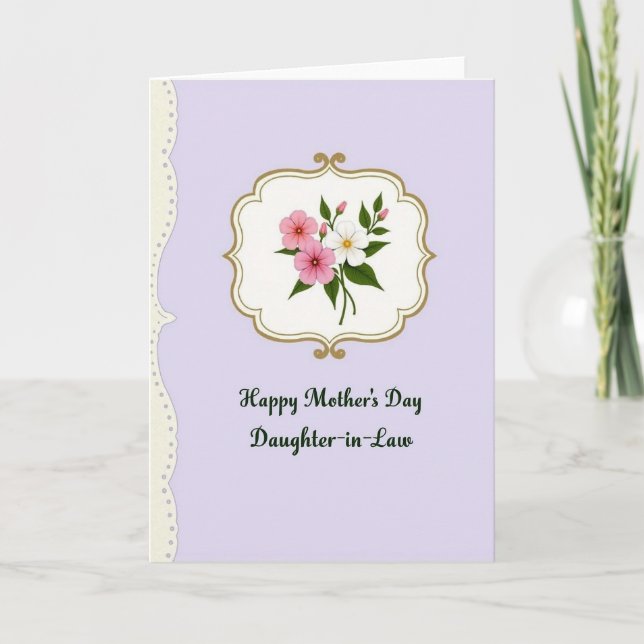 Pastel Floral Mother Card (Front)