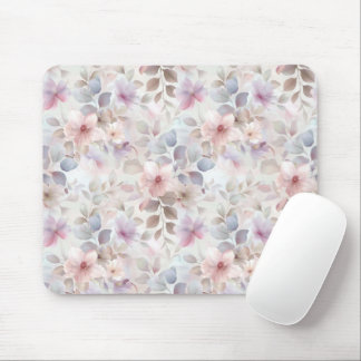 pastel floral mouse pad for computer desks