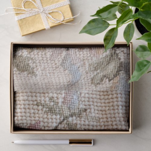 Pastel Floral Needlepoint Photography  Tissue Paper