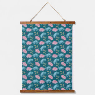 Pastel Floral Pattern Hanging Tapestry