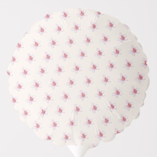 Pastel Floral Pattern Party Balloon