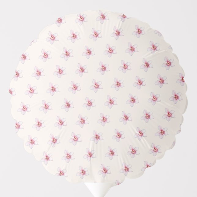 Pastel Floral Pattern Party Balloon (Front)
