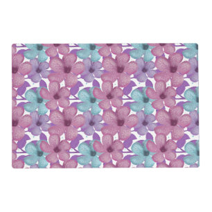 Pastel Floral Pattern Placemat