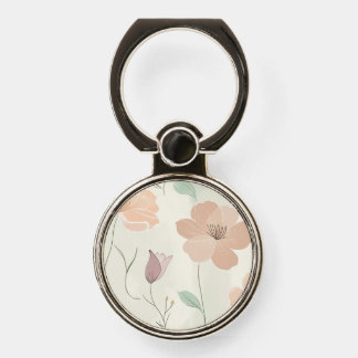Pastel Floral Phone Ring Holder