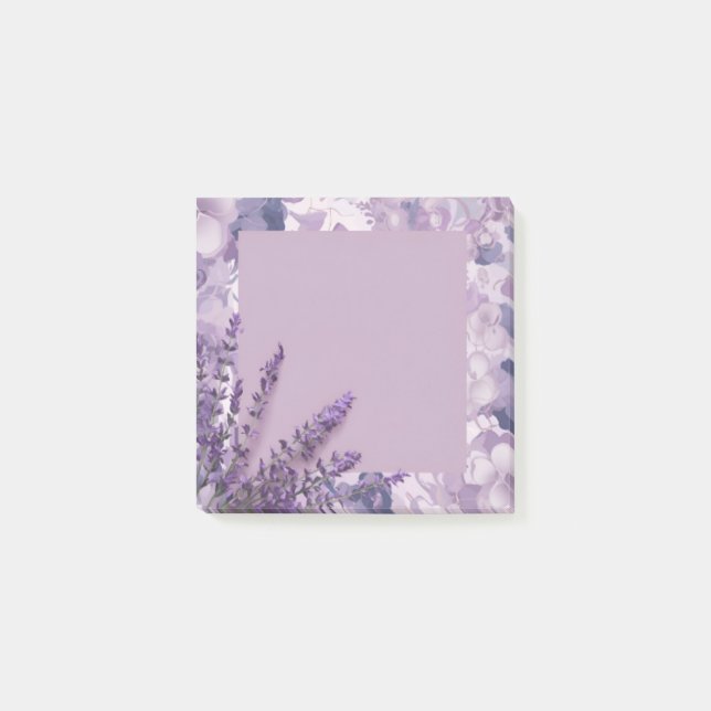 Pastel Floral Post-It Notes  (Front)