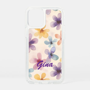 Pastel Floral Retro Hippie Flowers Speck iPhone 12 Mini Case