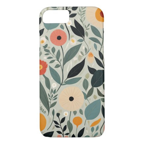 Pastel Floral Reverie iPhone 87 Case