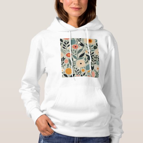 Pastel Floral Reverie Hoodie