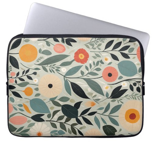 Pastel Floral Reverie Laptop Sleeve