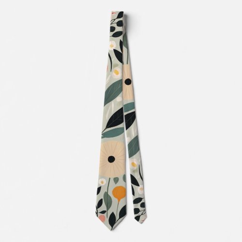 Pastel Floral Reverie Neck Tie