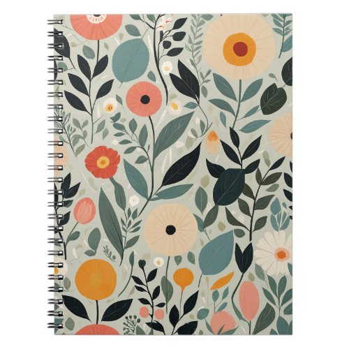 Pastel Floral Reverie Notebook