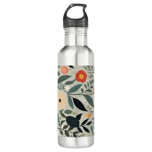 Pastel Floral Reverie Stainless Steel Water Bottle